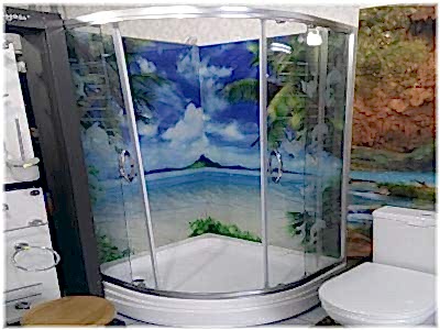 Duşa Kabin ve 3D Cam Panel